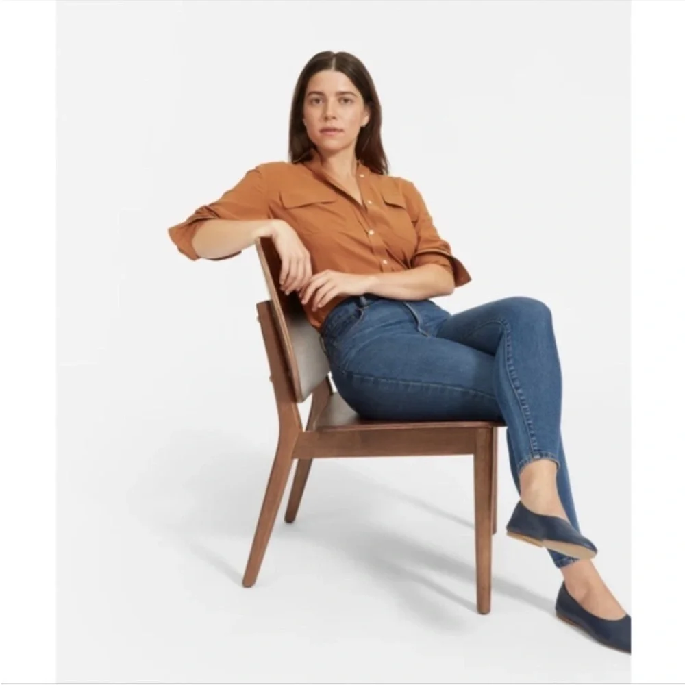Everlane The Curvy High Rise Skinny Jeans 25 Crop